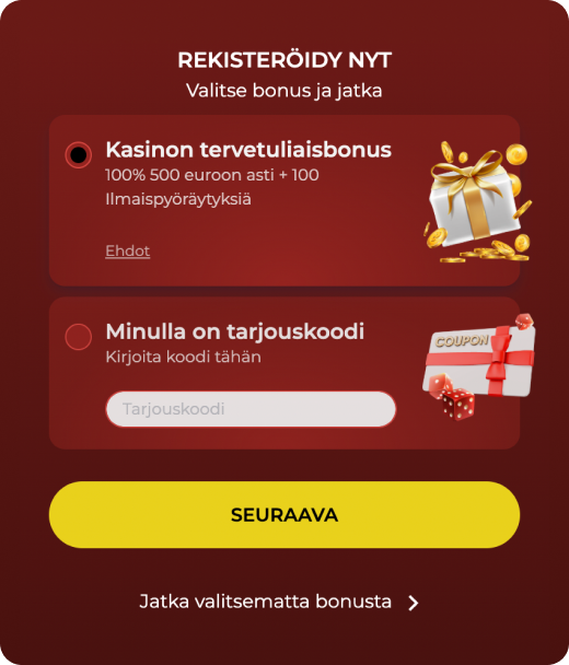 Rekisteröityminen